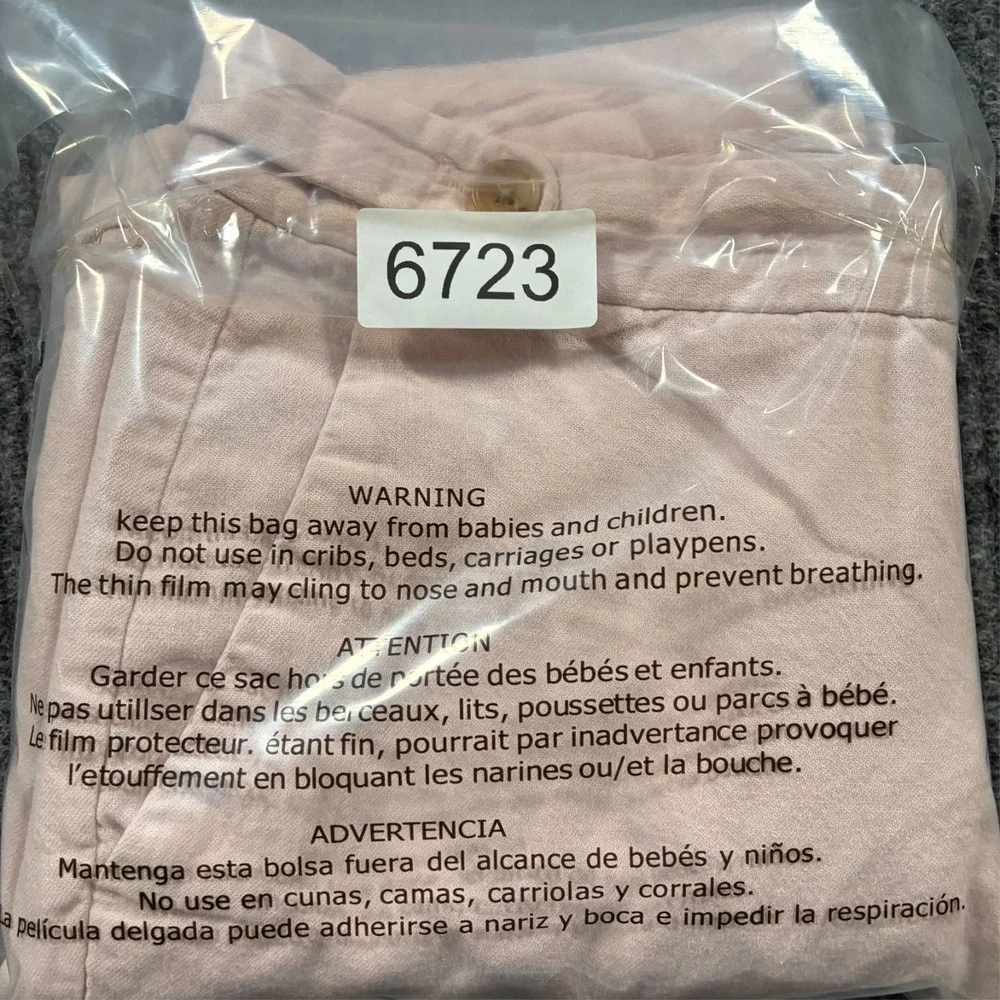 Banana Republic Avery Womens Pants Petite Size 2P Peach Linen Blend Low Rise‎